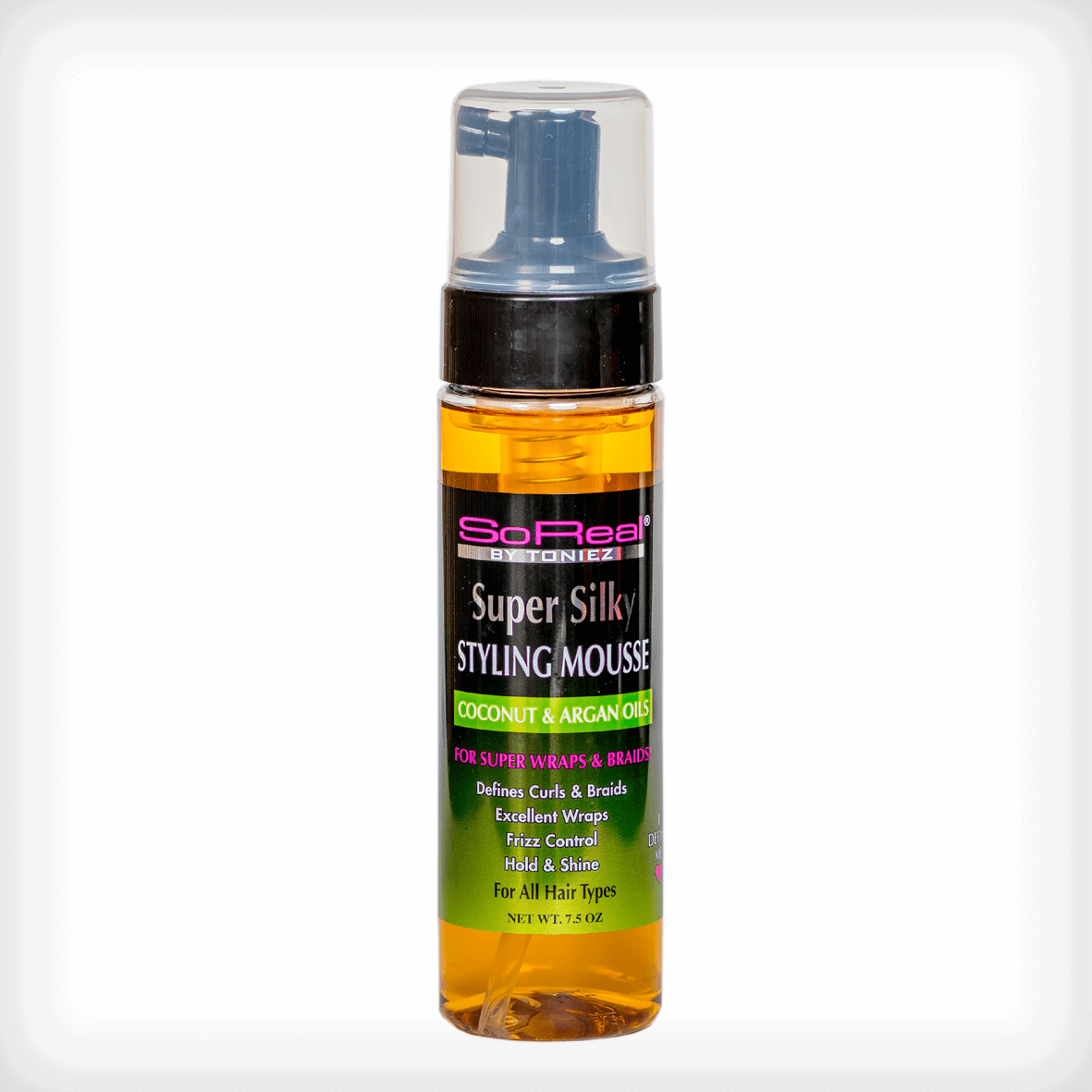 Super silky styling mousse